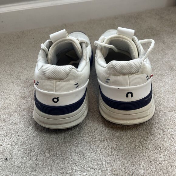 On Cloud Running The Roger Pro Tennis Shoe Womens 9.5 Court Sneaker White Blue - Picture 4 of 8